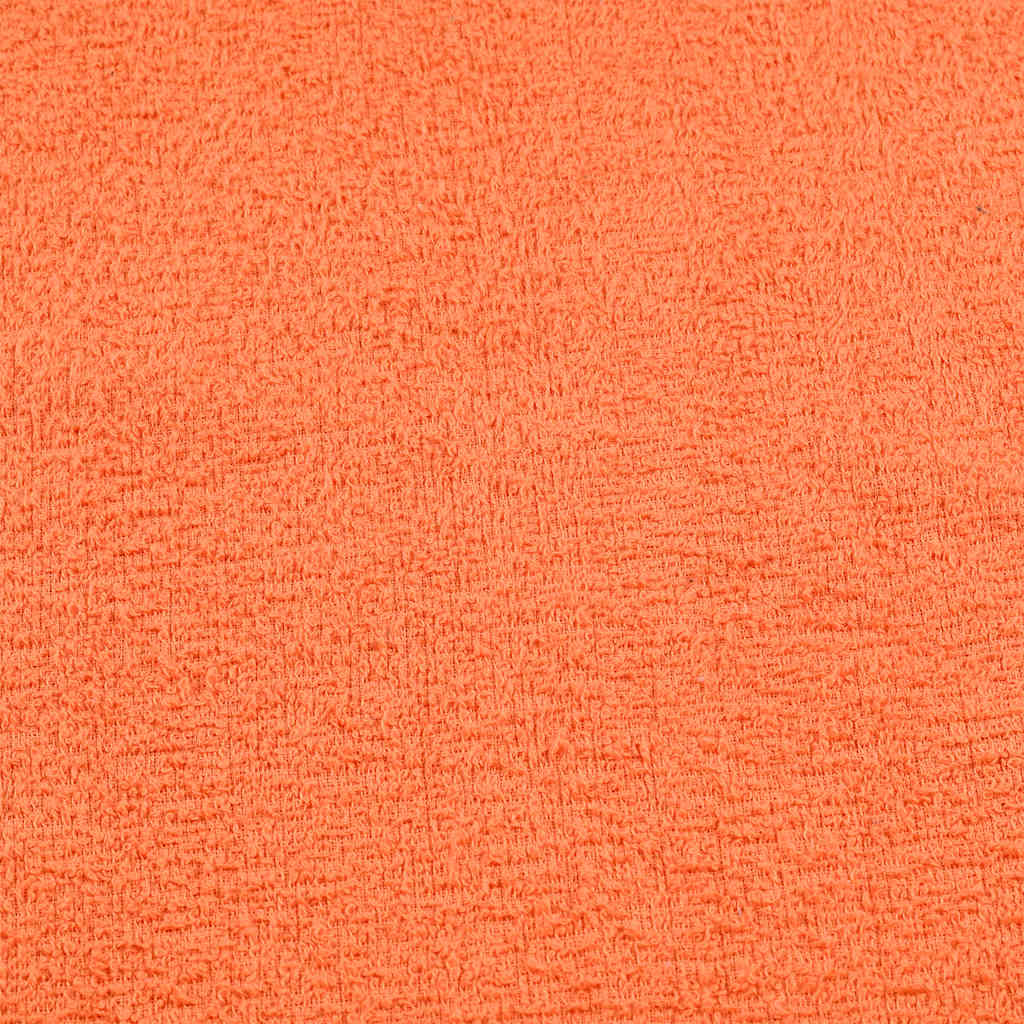 Serviettes De Visage 4 Pcs 360 G/M² 100% Coton Orange