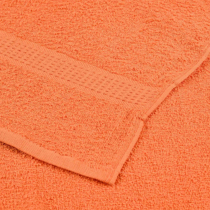 Serviettes De Visage 4 Pcs 360 G/M² 100% Coton Orange