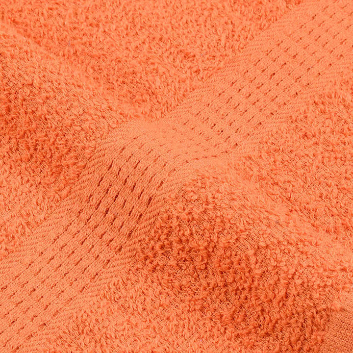 Serviettes De Visage 4 Pcs 360 G/M² 100% Coton Orange