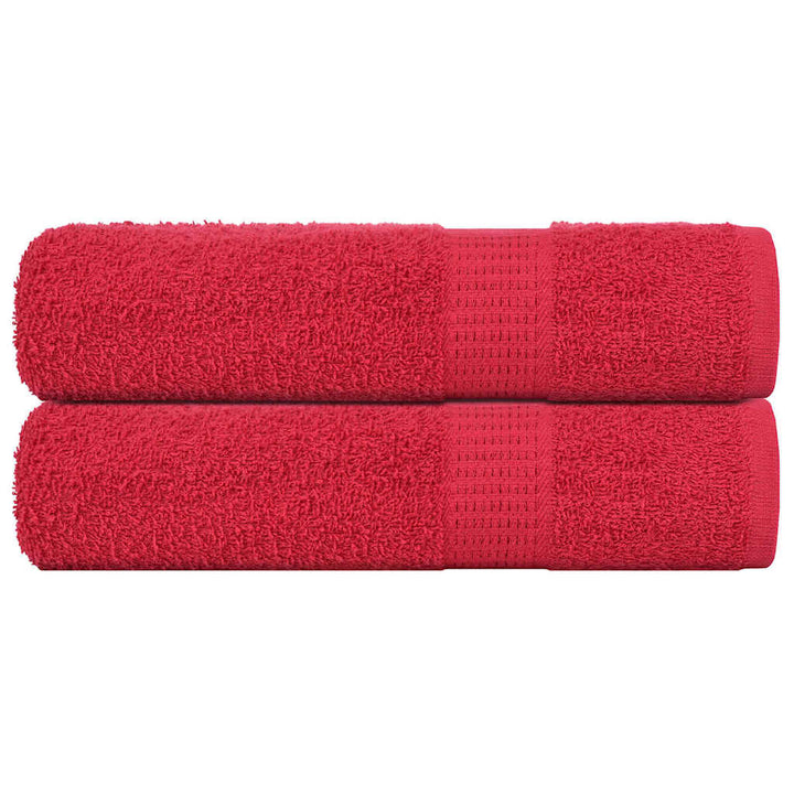 Serviettes 4 Pcs 360 G/M² 100% Coton Rouge