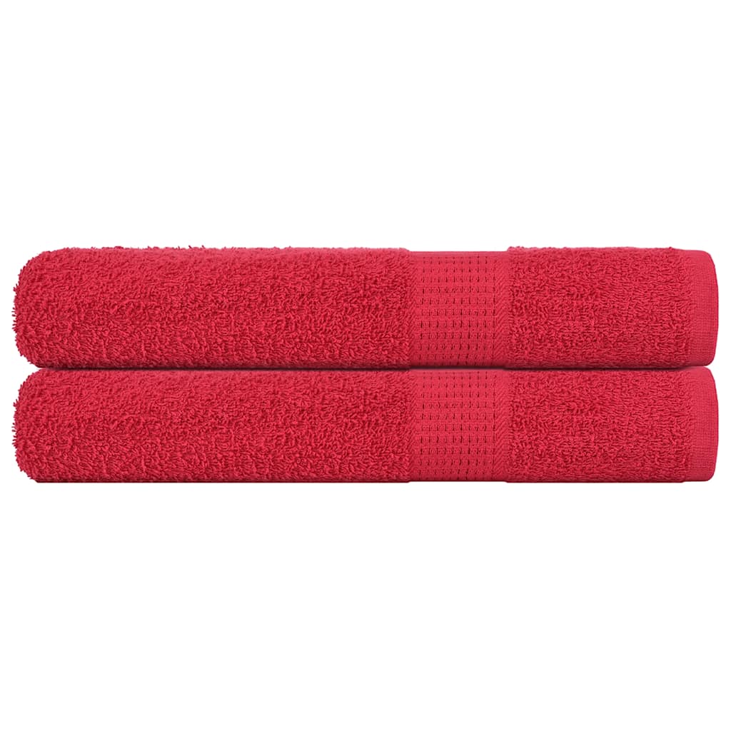 Serviettes 4 Pcs 360 G/M² 100% Coton Rouge