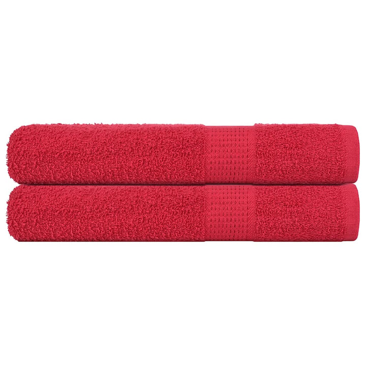 Serviettes 4 Pcs 360 G/M² 100% Coton Rouge