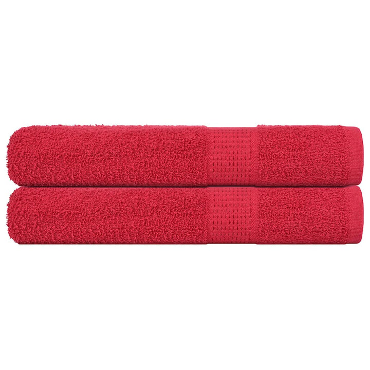 Serviettes 4 Pcs 360 G/M² 100% Coton Rouge