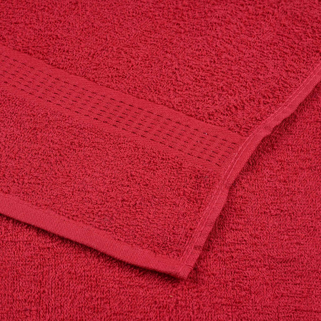 Serviettes 4 Pcs 360 G/M² 100% Coton Rouge