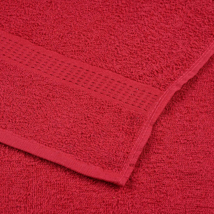 Serviettes 4 Pcs 360 G/M² 100% Coton Rouge