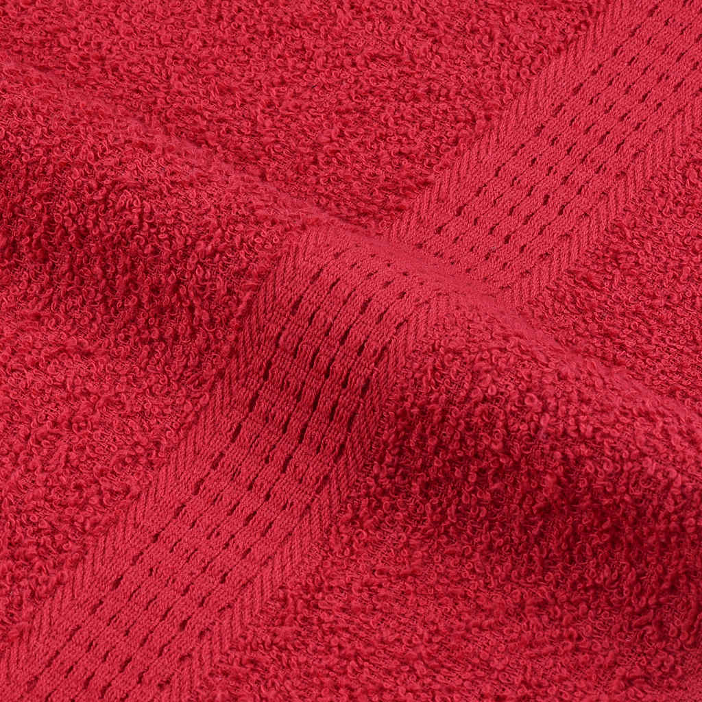 Serviettes 4 Pcs 360 G/M² 100% Coton Rouge