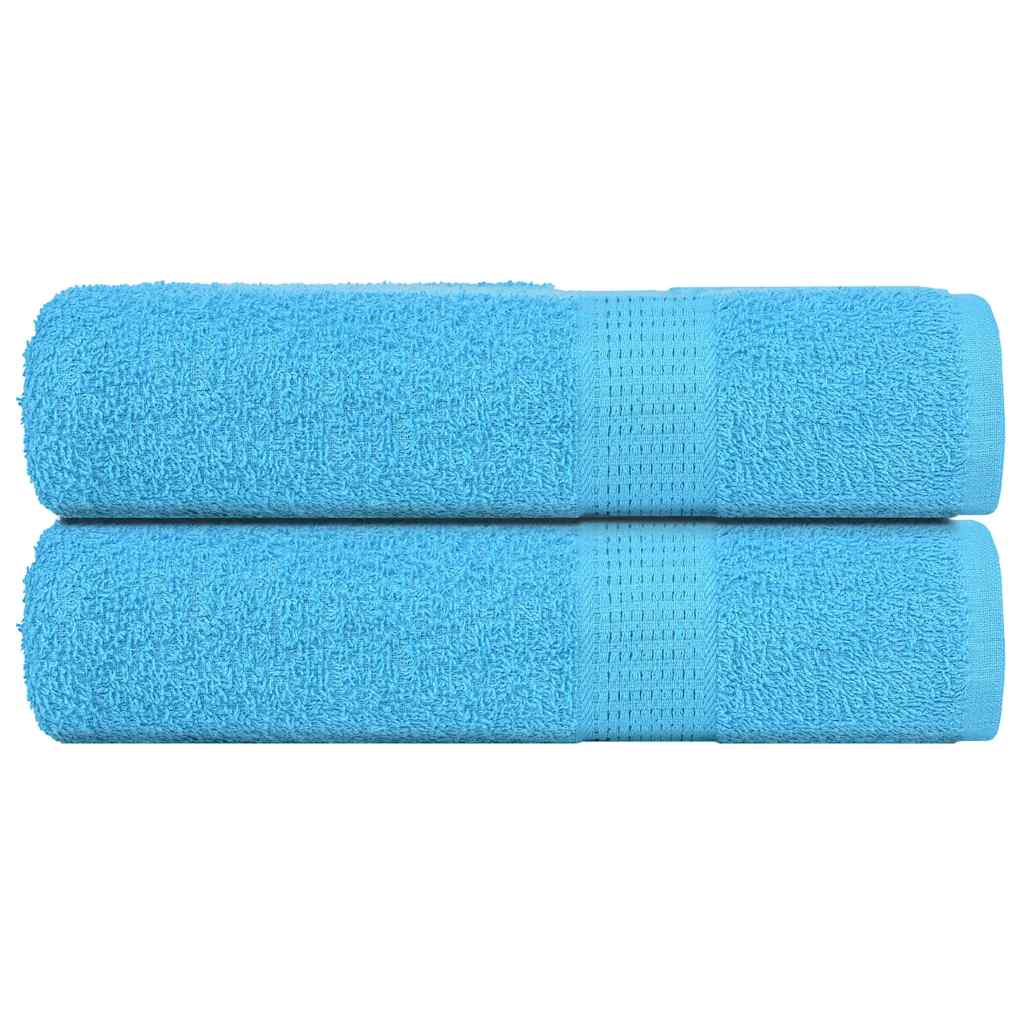 Serviettes De Bain 10Pcs 100X150Cm 360G/M² 100% Coton Turquoise