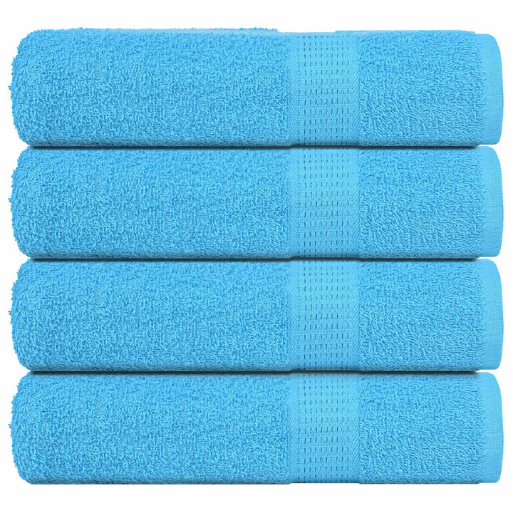 Serviettes De Bain 10Pcs 100X150Cm 360G/M² 100% Coton Turquoise