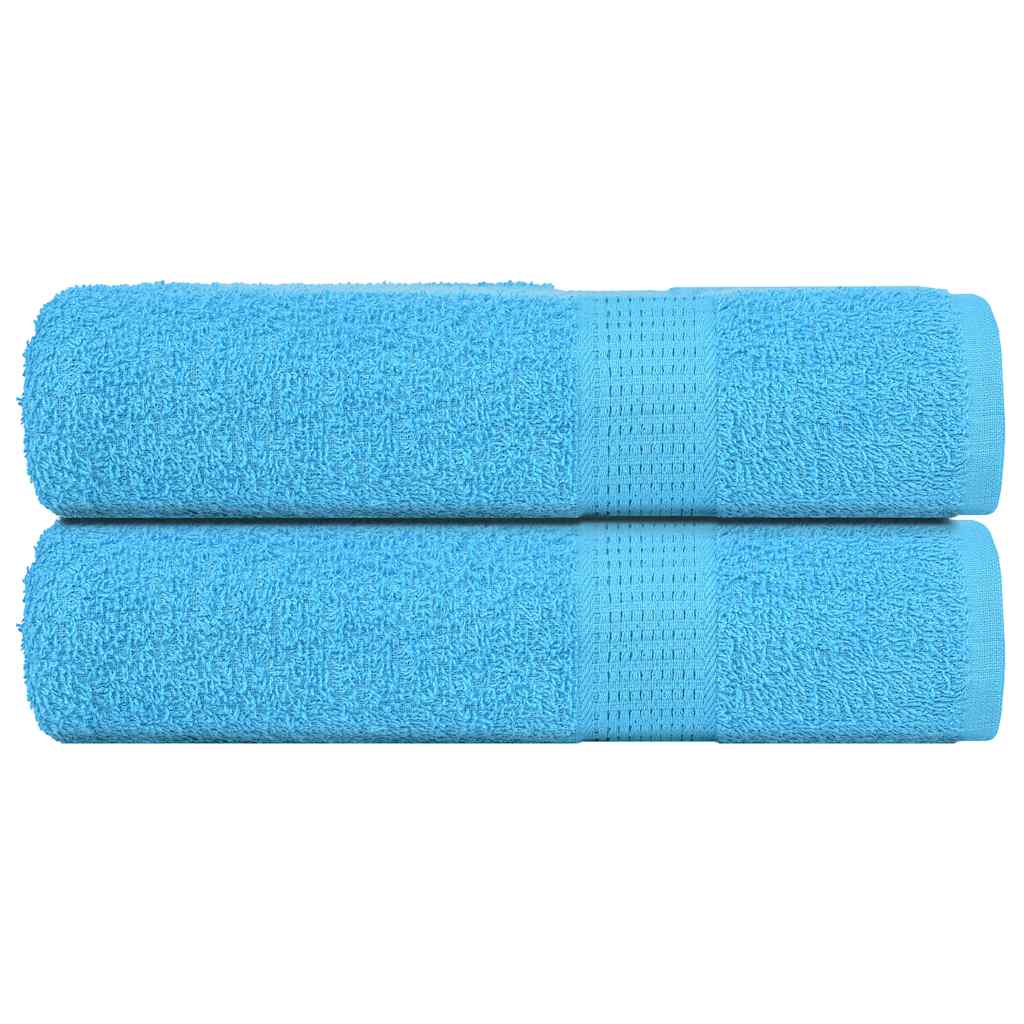 Serviettes De Bain 10Pcs 100X150Cm 360G/M² 100% Coton Turquoise