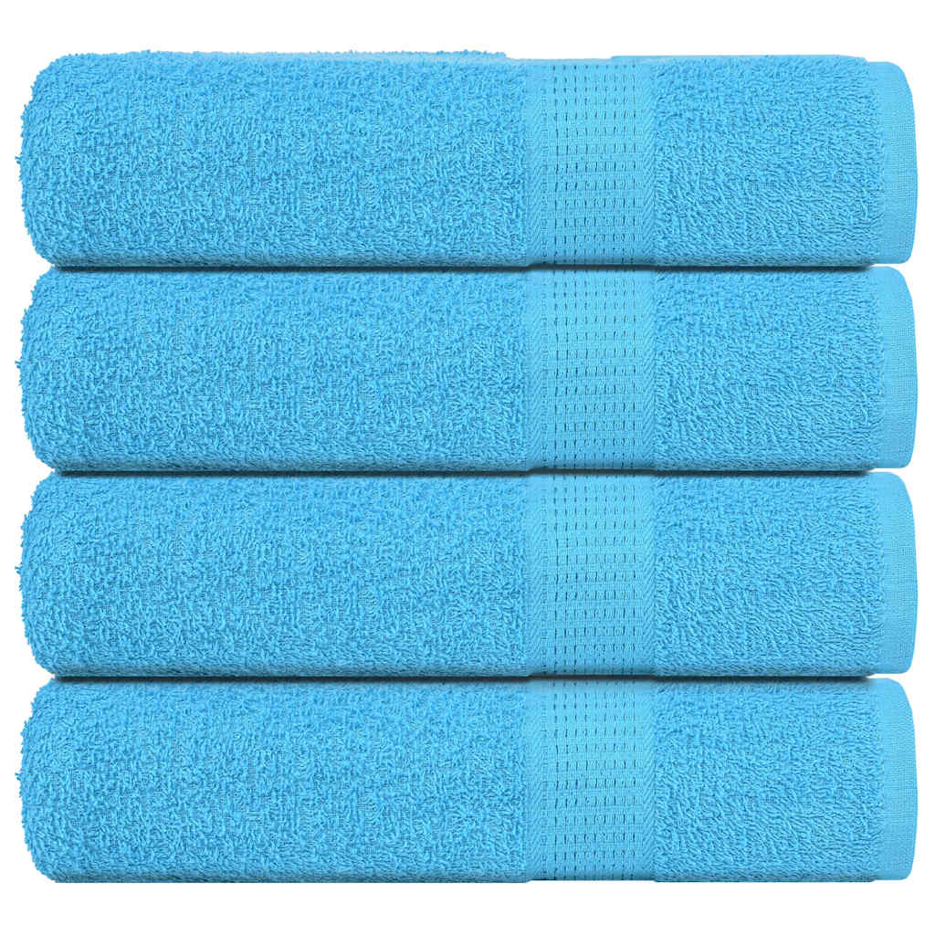 Serviettes De Bain 10Pcs 100X150Cm 360G/M² 100% Coton Turquoise