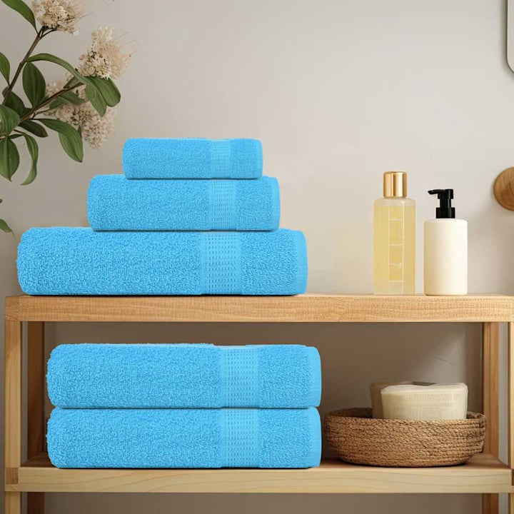 Serviettes De Bain 10Pcs 100X150Cm 360G/M² 100% Coton Turquoise