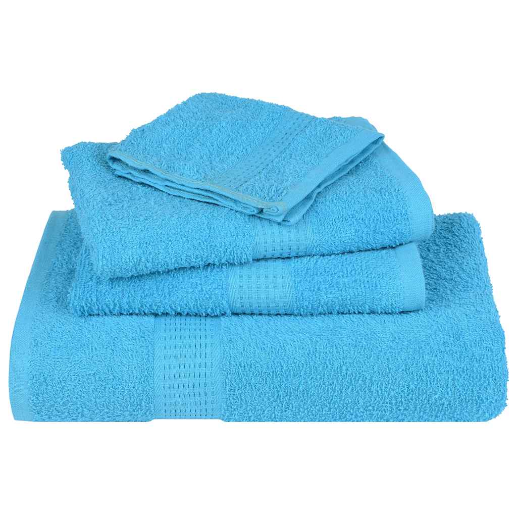 Serviettes De Bain 10Pcs 100X150Cm 360G/M² 100% Coton Turquoise