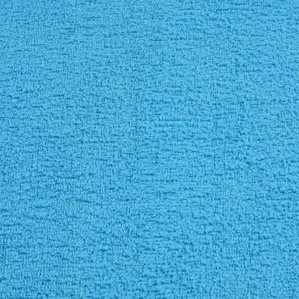 Serviettes De Bain 10Pcs 100X150Cm 360G/M² 100% Coton Turquoise