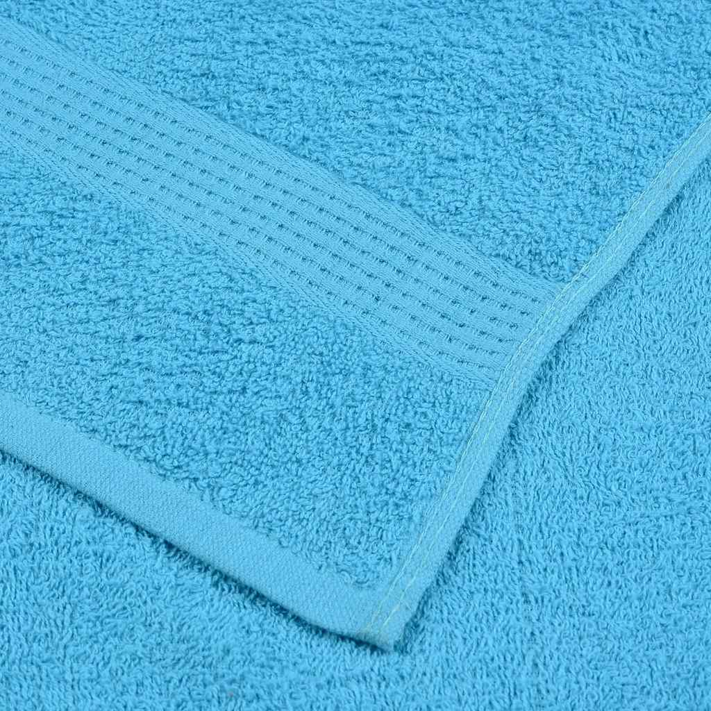 Serviettes De Bain 10Pcs 100X150Cm 360G/M² 100% Coton Turquoise