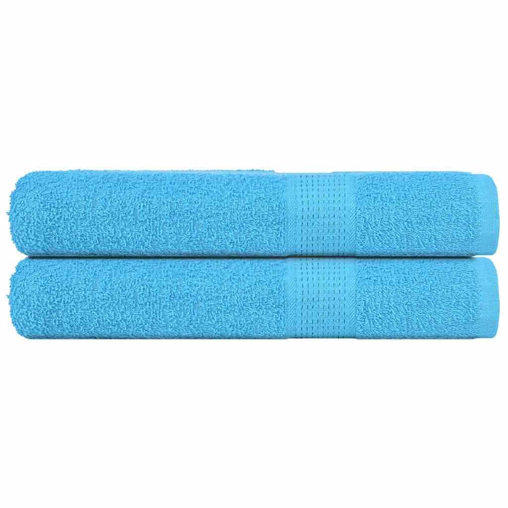 Serviettes De Bain 10Pcs 100X150Cm 360G/M² 100% Coton Turquoise