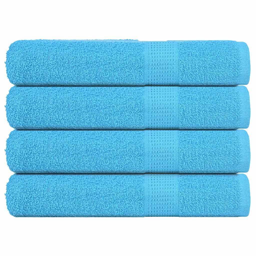 Serviettes De Bain 10Pcs 100X150Cm 360G/M² 100% Coton Turquoise