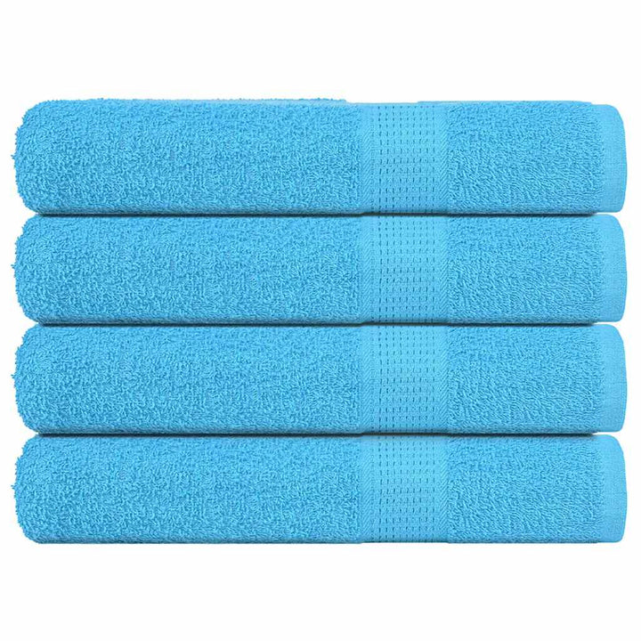 Serviettes De Bain 10Pcs 100X150Cm 360G/M² 100% Coton Turquoise