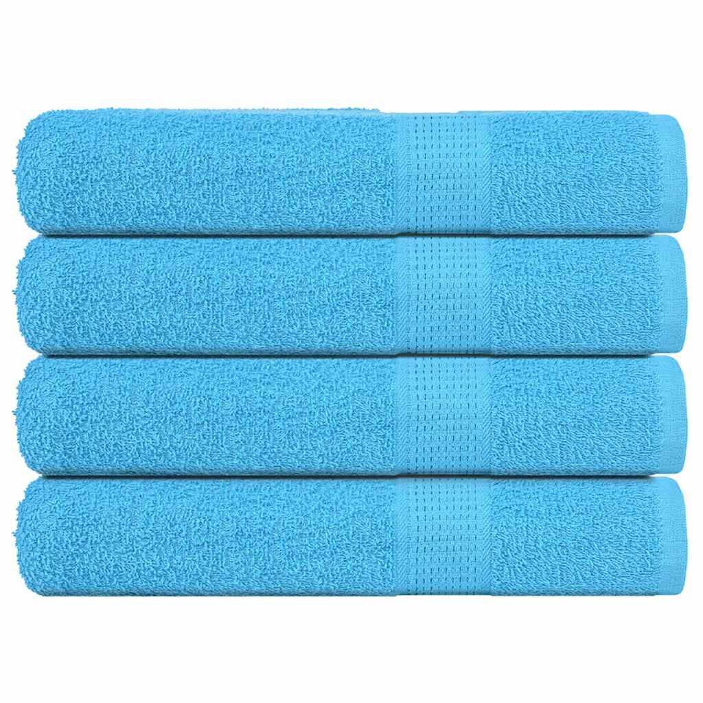 Serviettes De Bain 10Pcs 100X150Cm 360G/M² 100% Coton Turquoise