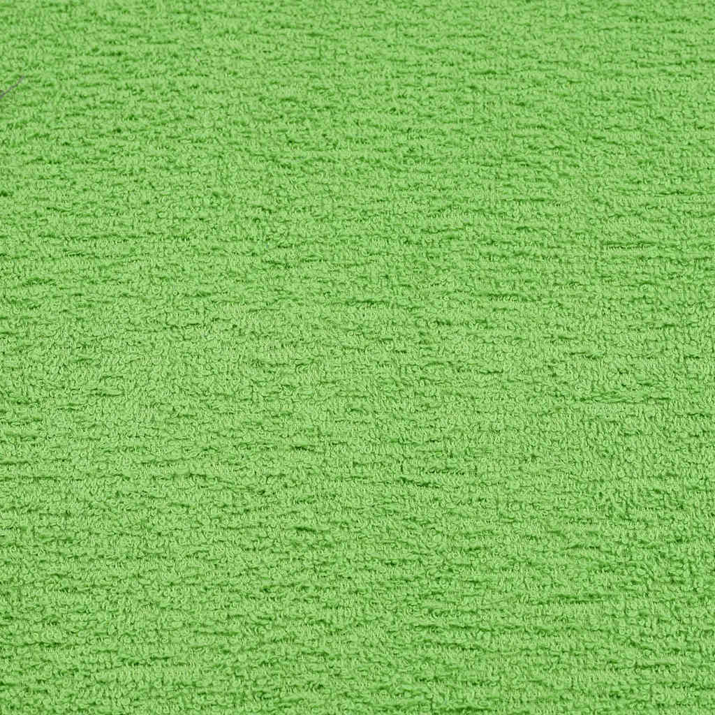 Serviettes De Visage 4 Pcs Vert Pomme 100% Coton Pomme Verte