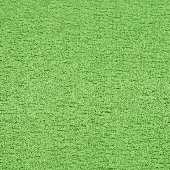 Serviettes De Visage 4 Pcs Vert Pomme 100% Coton Pomme Verte