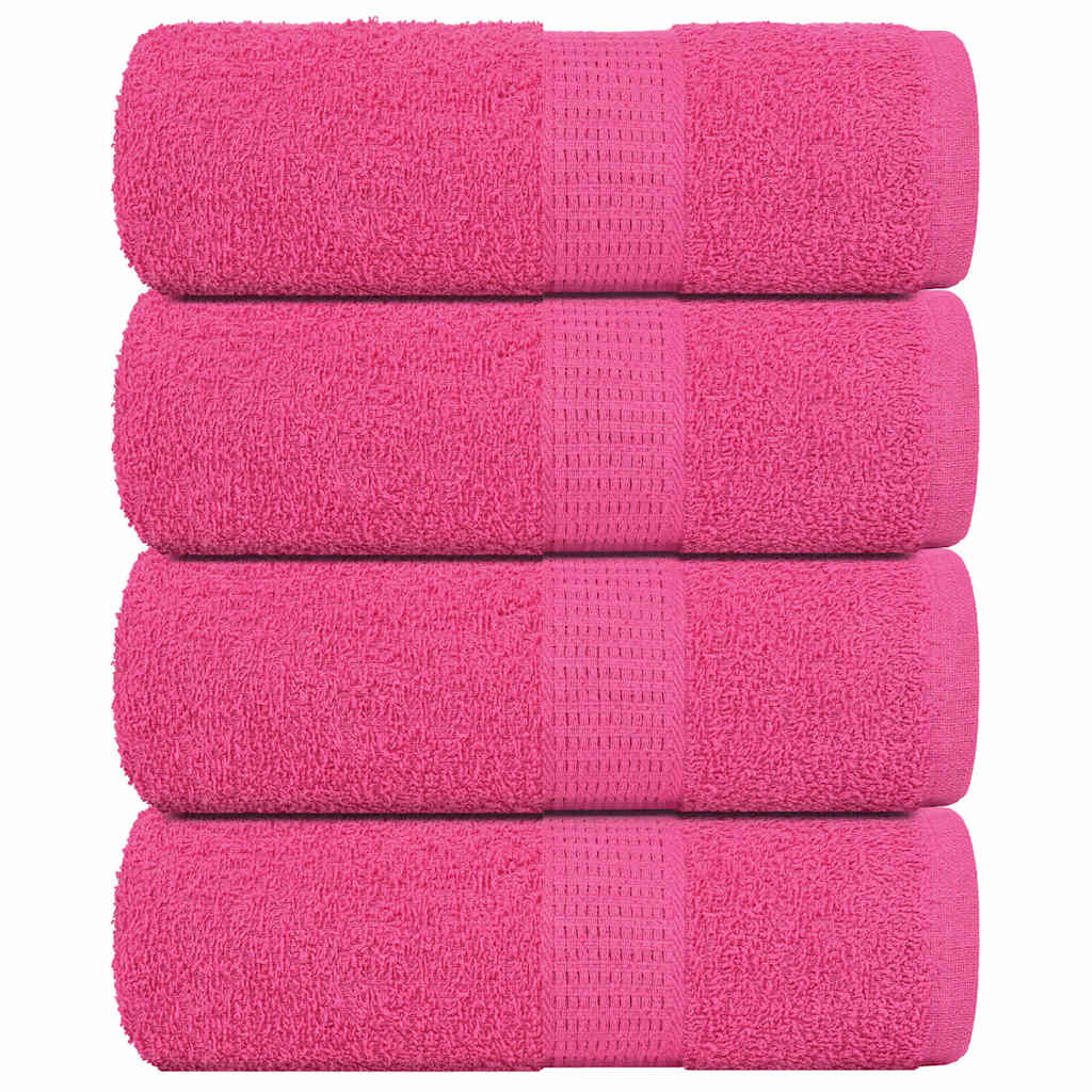 Serviettes D'invité 2 Pcs 360 G/M² 100% Coton Rose