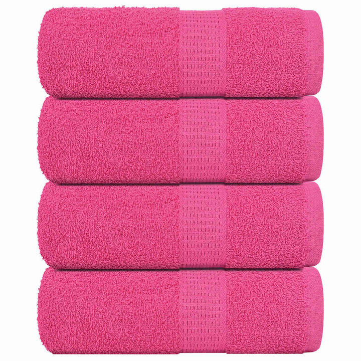 Serviettes D'invité 2 Pcs 360 G/M² 100% Coton Rose