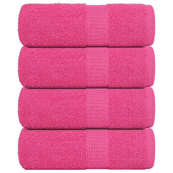 Serviettes D'invité 2 Pcs 360 G/M² 100% Coton Rose