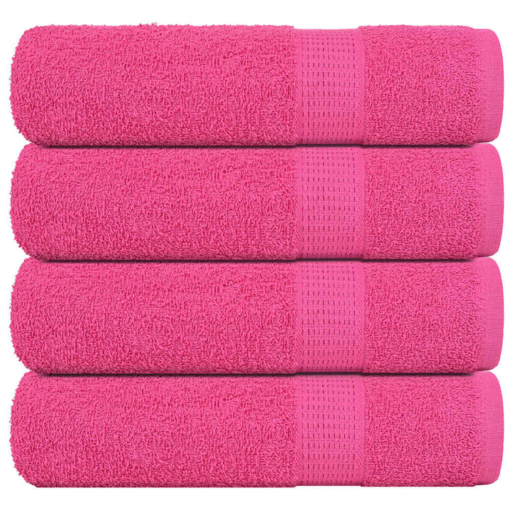Serviettes D'invité 2 Pcs 360 G/M² 100% Coton Rose