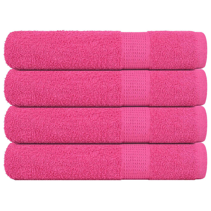Serviettes D'invité 2 Pcs 360 G/M² 100% Coton Rose