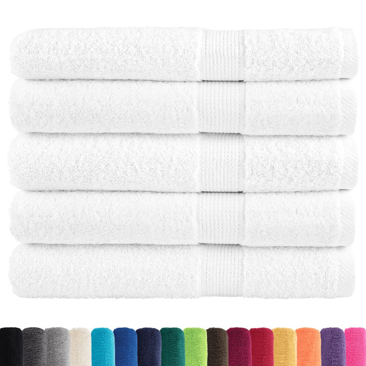 Serviettes De Sauna De Qualité Supérieure Solund 25 Pcs Blanc