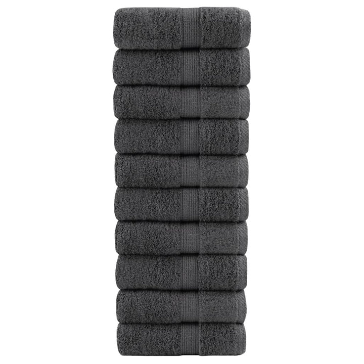 Serviettes De Visage De Qualité Sup. Solund 50 Pcs Anthracite