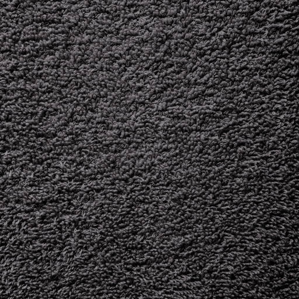 Serviettes De Visage De Qualité Sup. Solund 50 Pcs Anthracite