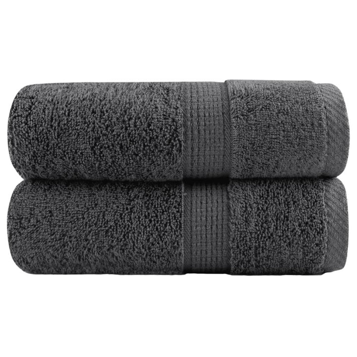 Serviettes De Visage De Qualité Sup. Solund 50 Pcs Anthracite