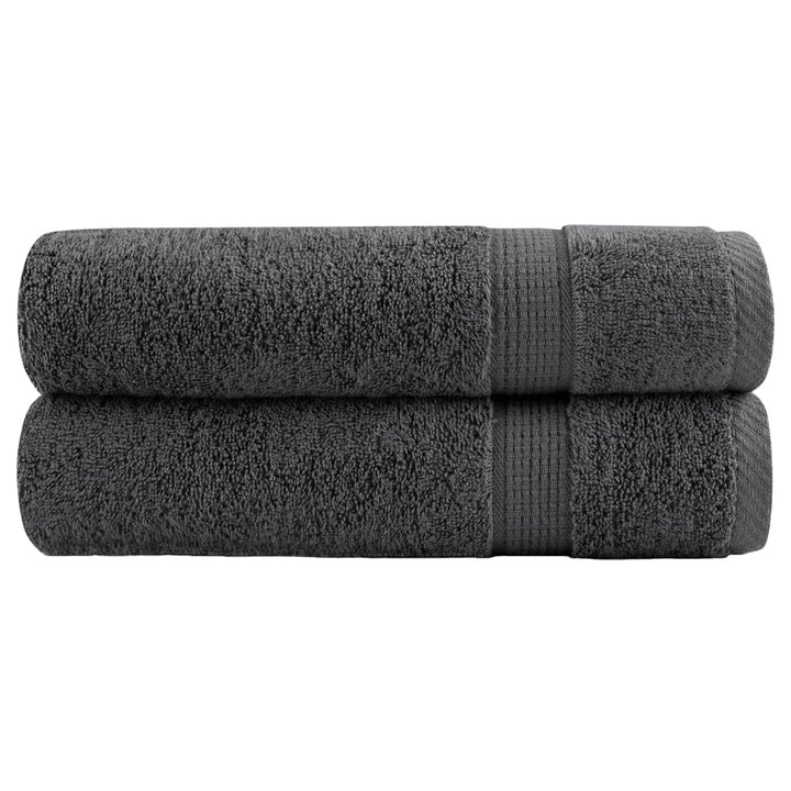 Serviettes De Visage De Qualité Sup. Solund 50 Pcs Anthracite