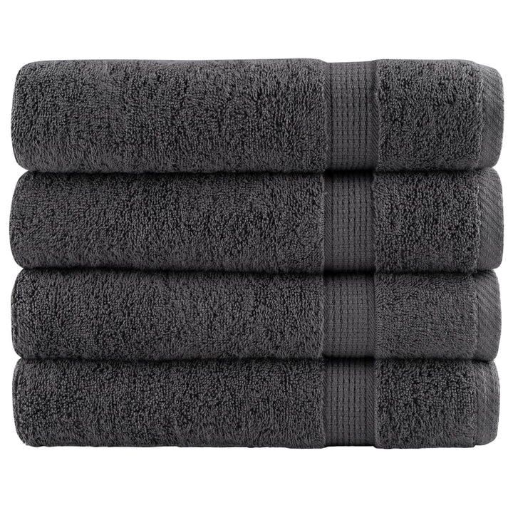 Serviettes De Visage De Qualité Sup. Solund 50 Pcs Anthracite