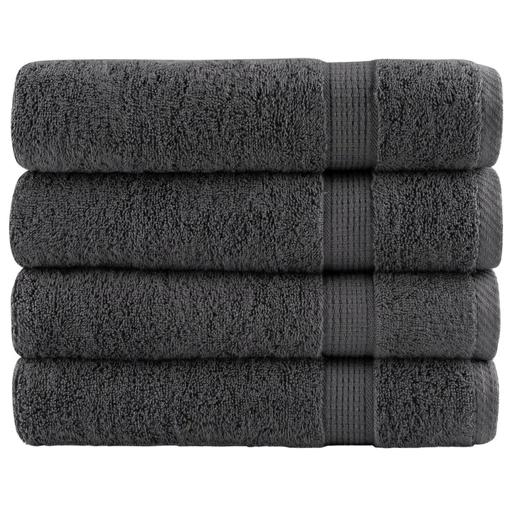 Serviettes De Visage De Qualité Sup. Solund 50 Pcs Anthracite