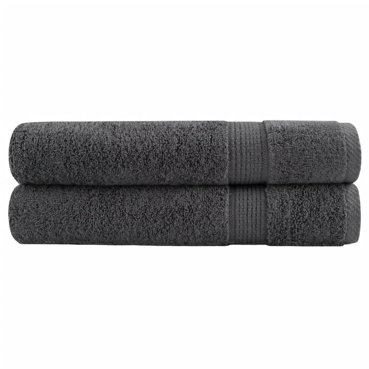 Serviettes De Visage De Qualité Sup. Solund 50 Pcs Anthracite