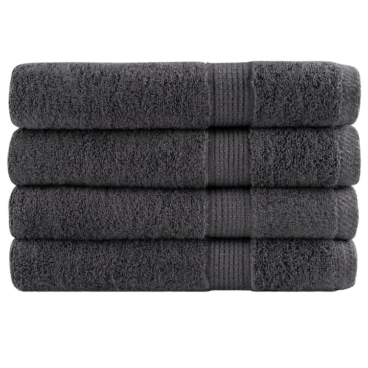 Serviettes De Visage De Qualité Sup. Solund 50 Pcs Anthracite