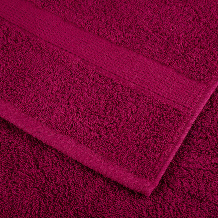 Serviettes De Sauna De Qualité Supérieure Solund 10Pcs Bordeaux Bordeaux 