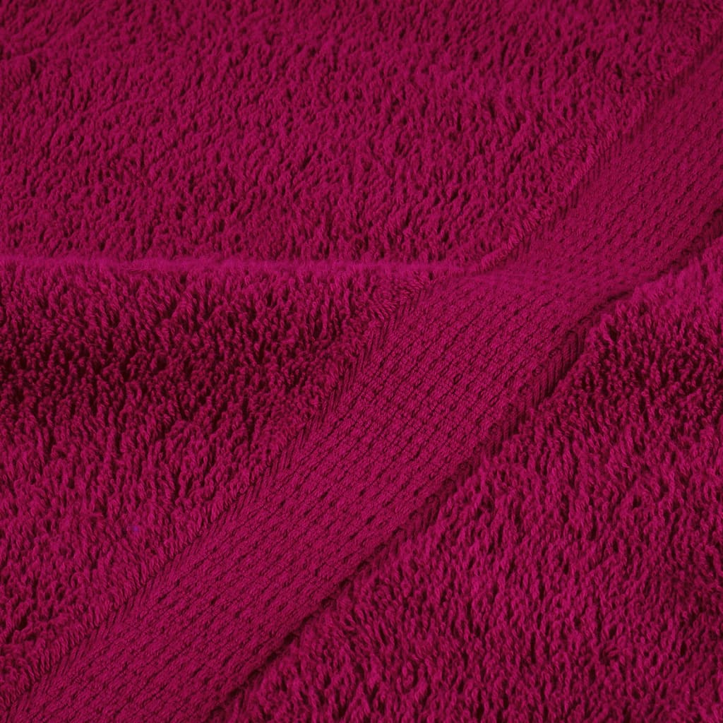 Serviettes De Sauna De Qualité Supérieure Solund 10Pcs Bordeaux Bordeaux 