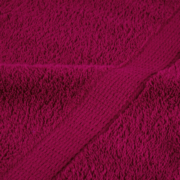 Serviettes De Sauna De Qualité Supérieure Solund 10Pcs Bordeaux Bordeaux 