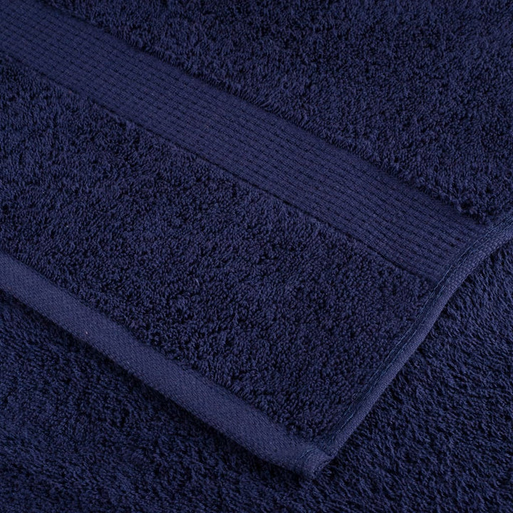 Serviettes De Douche De Qualité Supérieure Solund 10 Pcs Bleu Marine