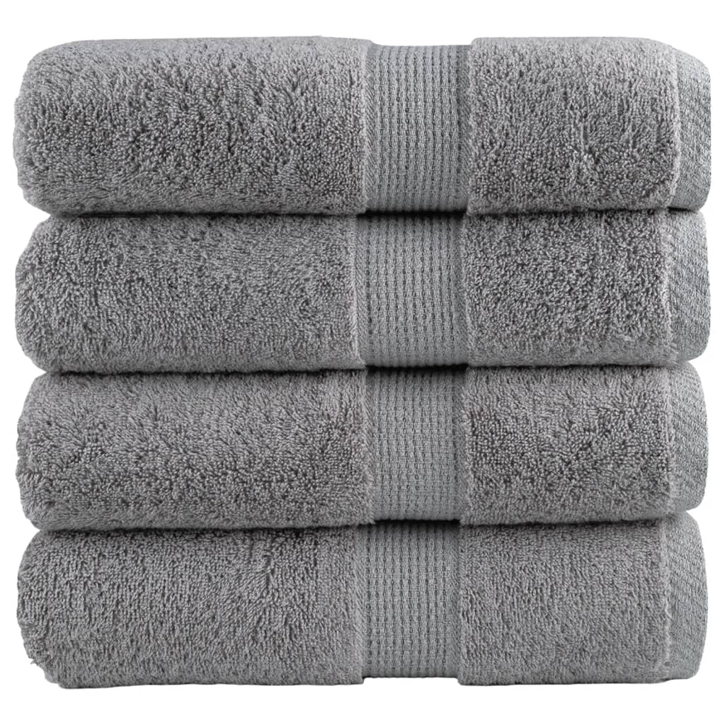 Serviettes De Qualité Supérieure Solund 2 Pcs 600 G/M² Gris