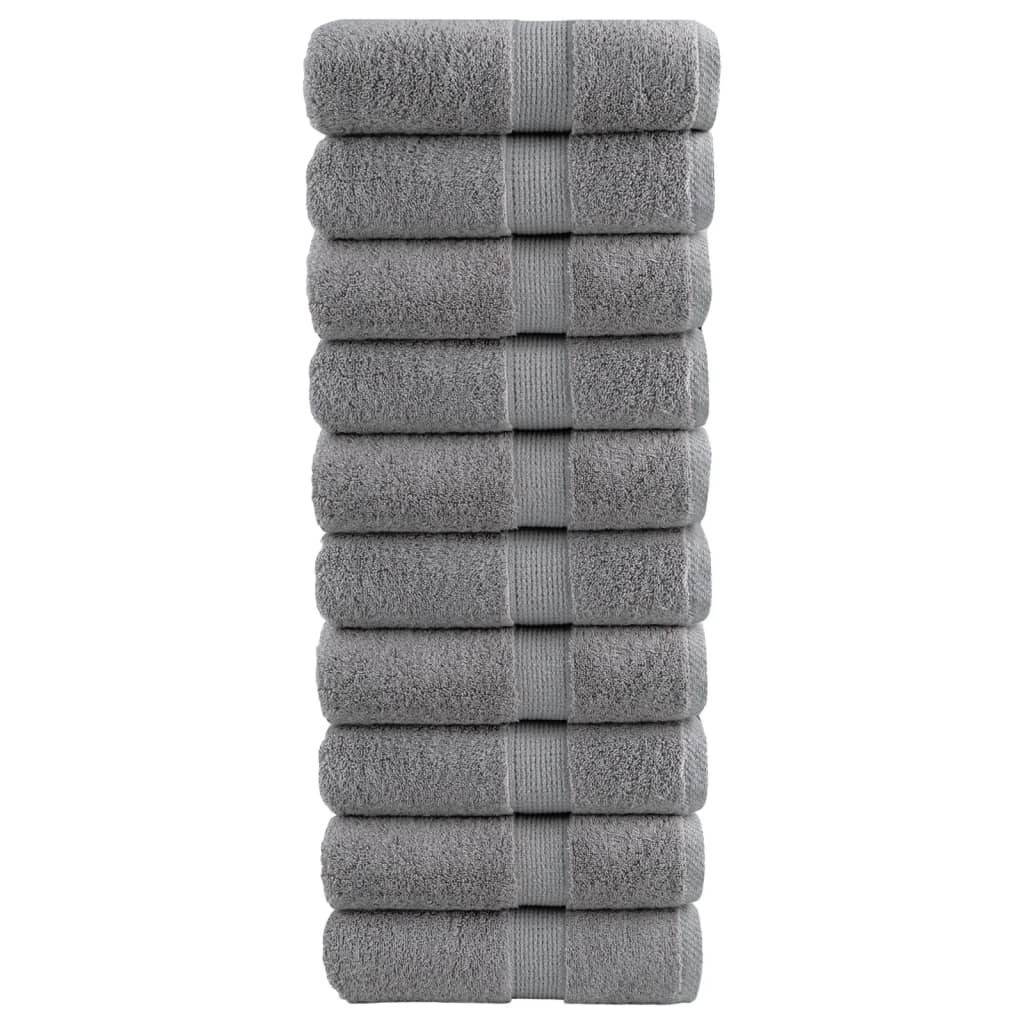 Serviettes De Qualité Supérieure Solund 2 Pcs 600 G/M² Gris