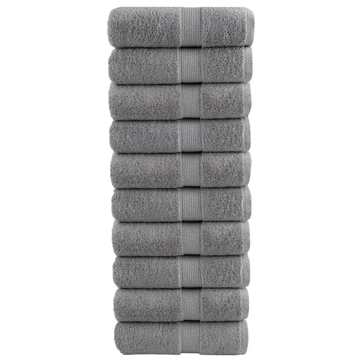 Serviettes De Qualité Supérieure Solund 2 Pcs 600 G/M² Gris