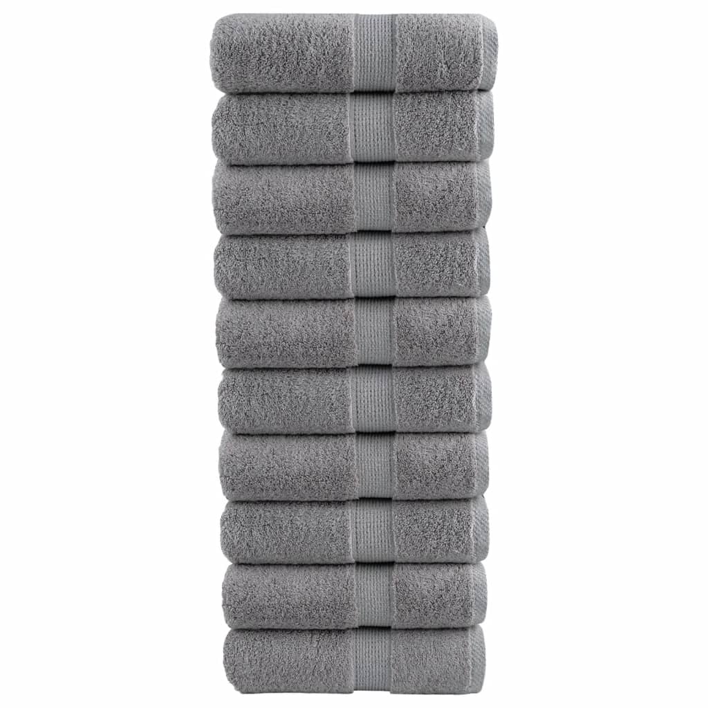 Serviettes De Qualité Supérieure Solund 2 Pcs 600 G/M² Gris