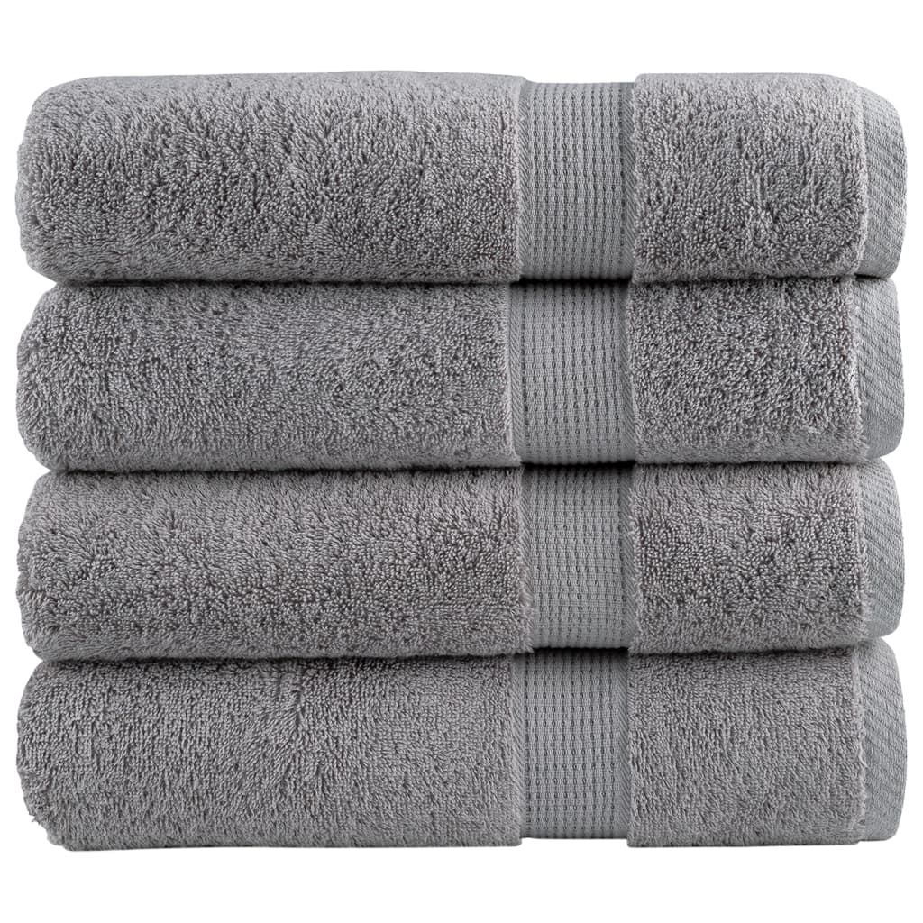 Serviettes De Qualité Supérieure Solund 2 Pcs 600 G/M² Gris