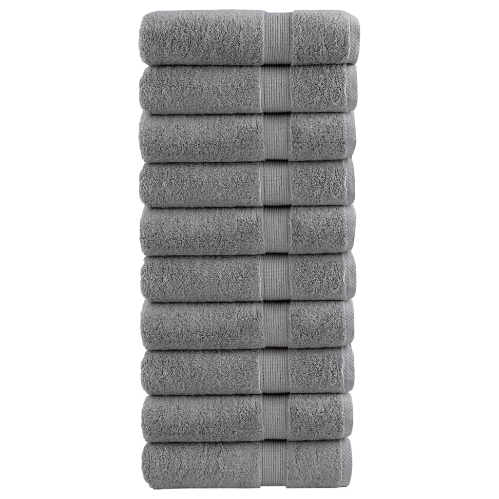 Serviettes De Qualité Supérieure Solund 2 Pcs 600 G/M² Gris