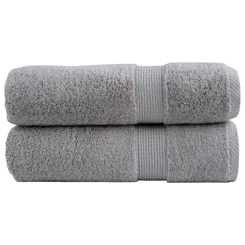 Serviettes De Qualité Supérieure Solund 2 Pcs 600 G/M² Gris