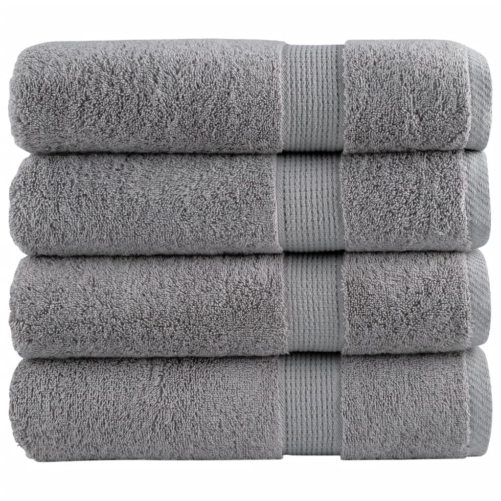 Serviettes De Qualité Supérieure Solund 2 Pcs 600 G/M² Gris